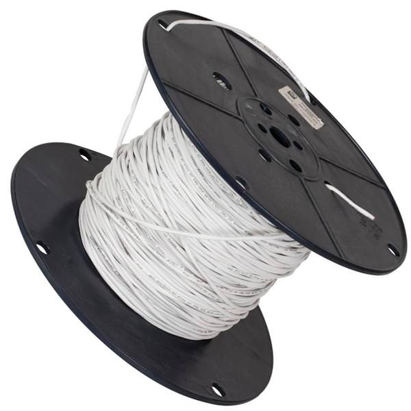 500' White 20 Gauge Stranded Connection Wire